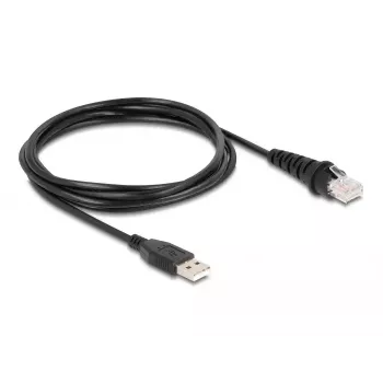 DeLOCK USB vöötkoodiskanner 1D ja 2D juhtmega statsionaarseks paigalduseks