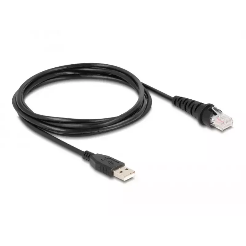 DeLOCK USB vöötkoodiskanner 1D ja 2D juhtmega statsionaarseks paigalduseks