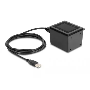 DeLOCK USB vöötkoodiskanner 1D ja 2D juhtmega statsionaarseks paigalduseks