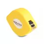 DeLOCK RJ45 sissetõmmatav kaabel Cat.6A STP 1.5 m must kollane