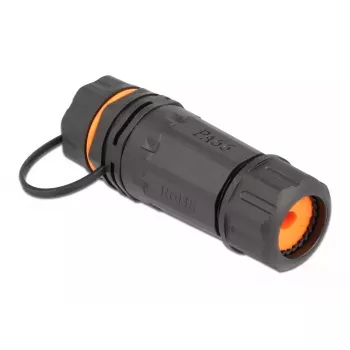 Juhtmepistik RJ-45/RJ-45 DeLOCK 86700 Must Oranž