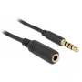 Audio kaabel DeLOCK 84669 5m 3.5mm Must