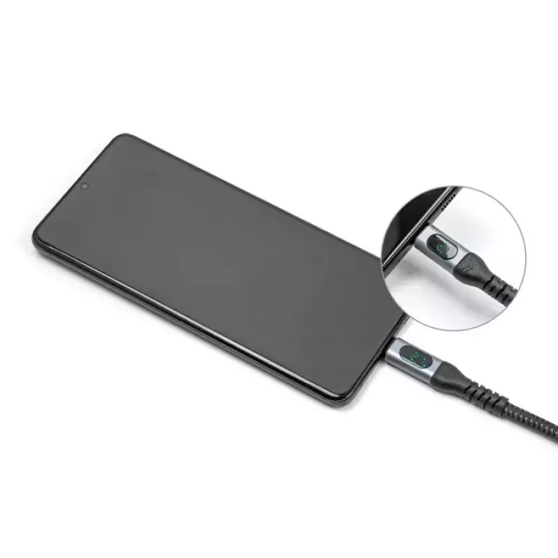 DeLOCK USB 40 Gbps andme- ja kiirlaadimiskoaksiaalkaabel 1 m USB PD 3.1 240 W