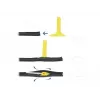 DeLOCK tõmbamistööriist kaablikaitsme jaoks, komplektis 4 tk, kollane, plastik