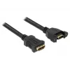 HDMI-kaabel DeLOCK 0,25m 2xHDMI