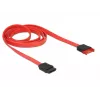 SATA kaabel DeLOCK 83956 1 m SATA 7-kontaktiline Must Punane