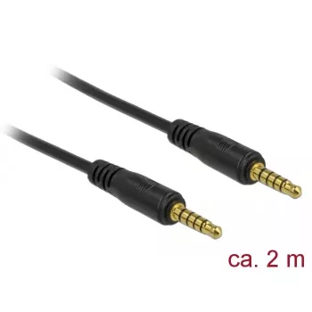 Audio kaabel DeLOCK 85697 2m 3.5mm Must