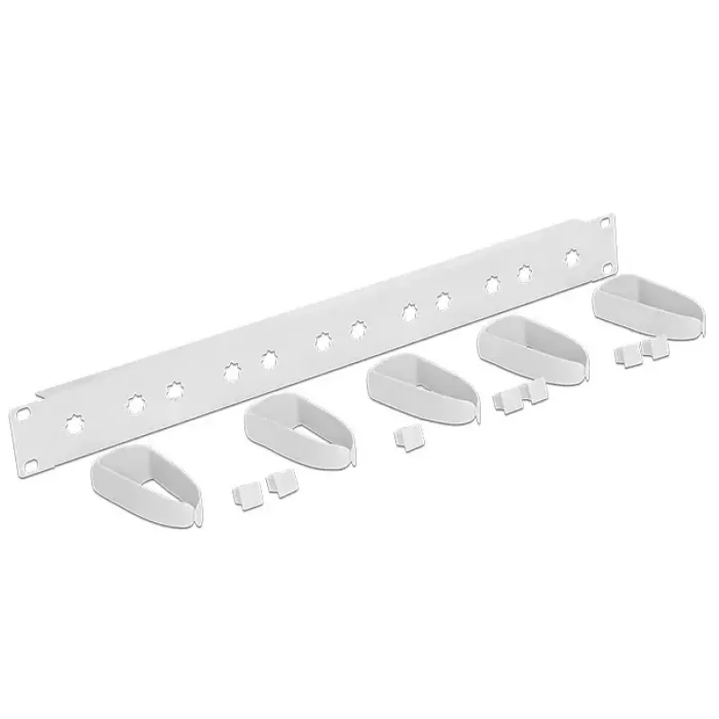 Kaablikanalisüsteem DELOCK 43346 — metallist, hall, 98 × 44,2 mm