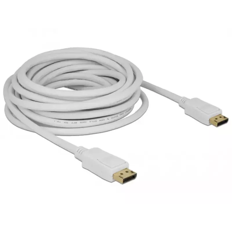 DisplayPorti kaabel DeLOCK 84861 7 m valge