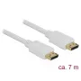 DisplayPorti kaabel DeLOCK 84861 7 m valge
