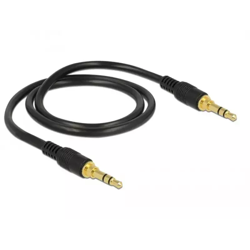 Audio kaabel DeLOCK 85545 0.5m 3.5mm Must