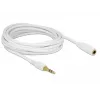 Audio kaabel DeLOCK 85591 5m 3.5mm Valge