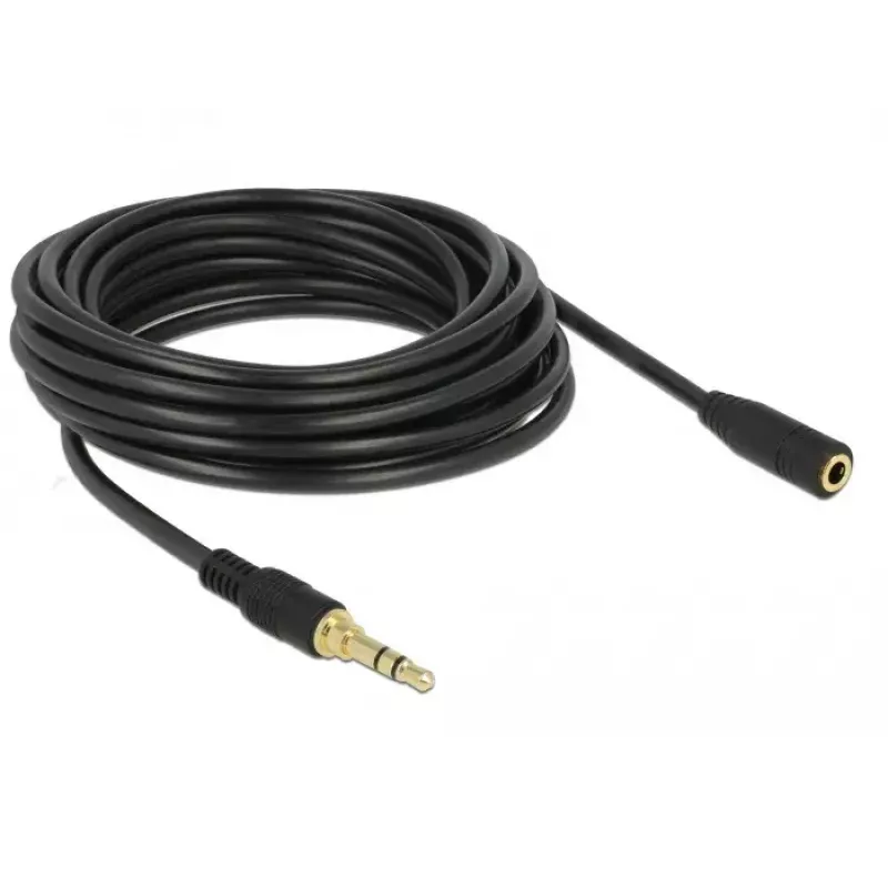 Audio kaabel DeLOCK 85590 5m 3.5mm Must