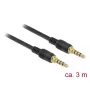 Audio kaabel DeLOCK 85601 3m 3.5mm Must