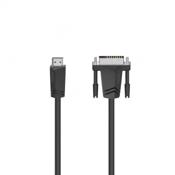 Hama 00205018 videokaabli adapter 1,5 m HDMI tüüp A (standard) DVI-D must