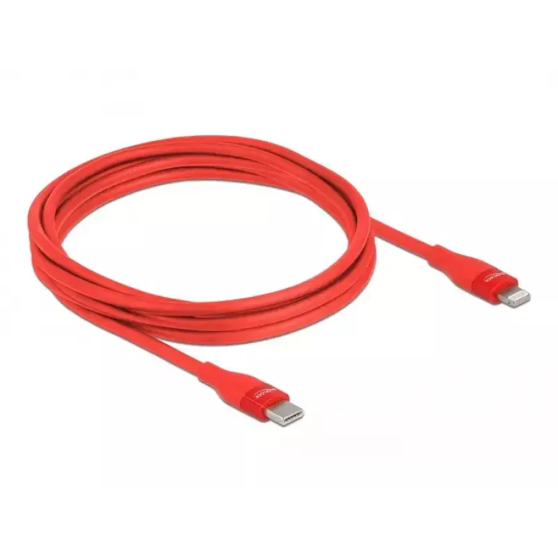 Andme- ja laadimiskaabel USB-C – Lightning DeLOCK 86635