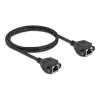 DeLOCK võrgukaabel Cat.6A RJ45-RJ45 1m must