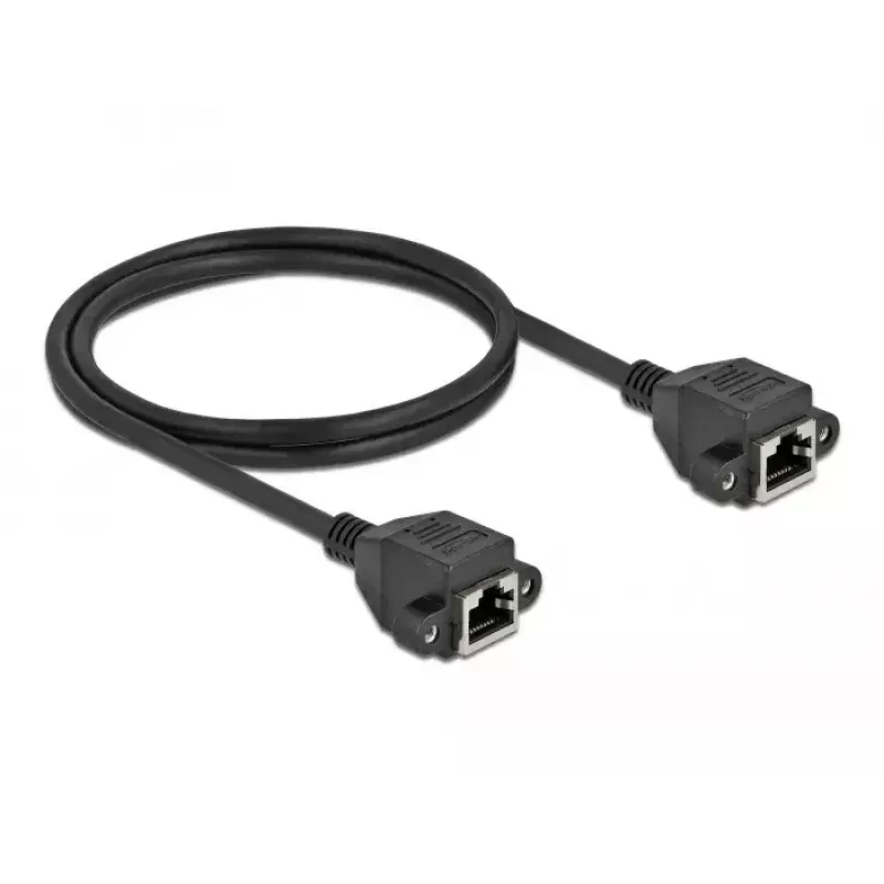 DeLOCK võrgukaabel Cat.6A RJ45-RJ45 1m must