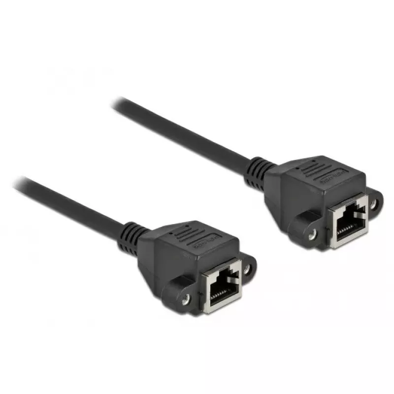 DeLOCK võrgukaabel Cat.6A RJ45-RJ45 1m must