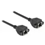 DeLOCK võrgukaabel Cat.6A RJ45-RJ45 1m must