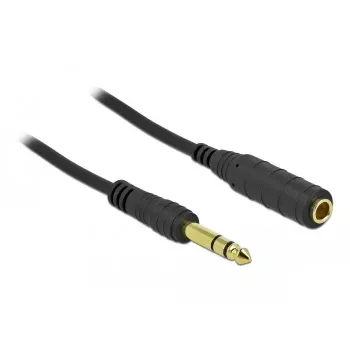 Stereo Jack Extension kaabel DeLOCK 86767 6.35mm 5m Must