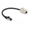 RJ45-pistikuga kaabel Keystone-mooduli RJ45-pesale DeLOCK 87022