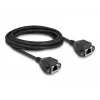 DeLOCK RJ50 pikenduskaabel emane-emane S/FTP 5 m must