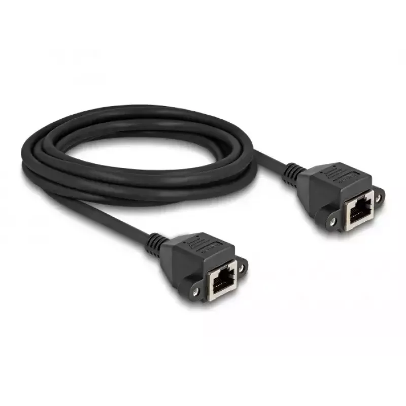 DeLOCK RJ50 pikenduskaabel emane-emane S/FTP 5 m must