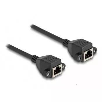 DeLOCK RJ50 pikenduskaabel emane-emane S/FTP 5 m must
