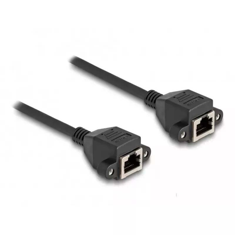 DeLOCK RJ50 pikenduskaabel emane-emane S/FTP 5 m must