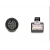 DeLOCK M12 adapterkaabel A-kodeeritud 8 kontaktiga emane RJ45 isasele 50 cm