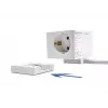 DeLOCK 11497 pistikupesa CEE 7/3 + USB valge 250V 16A