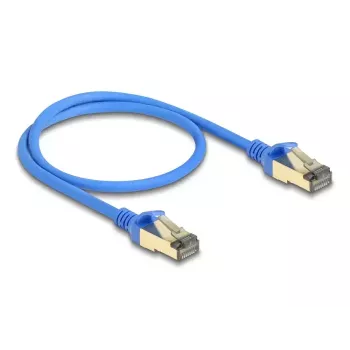 DeLOCK RJ45 võrgukaabel Cat.8.1 F/FTP õhuke 0,5 m sinine