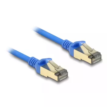 DeLOCK RJ45 võrgukaabel Cat.8.1 F/FTP õhuke 0,5 m sinine