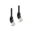 Võrgukaabel DeLOCK RJ45 Cat.6A 45° nurgaga 0.5m must