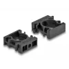 Kaablihoidik DeLOCK 60483 15,8 mm must 8 tk