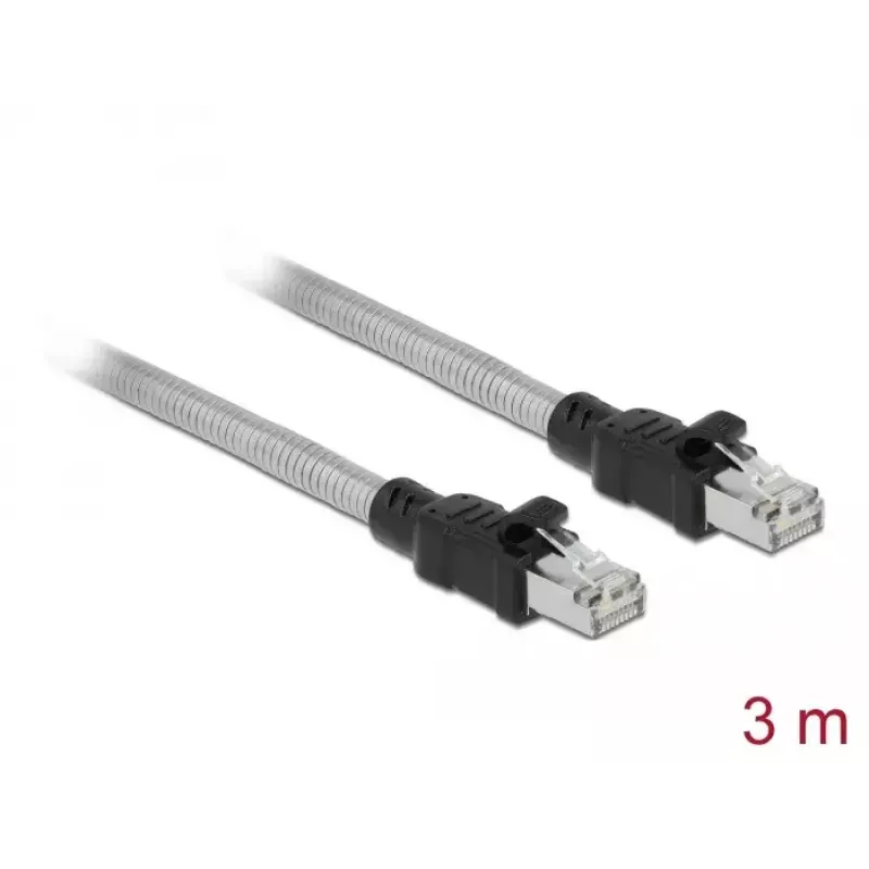 DeLOCK RJ45-kaabel Cat.6A U/FTP metallkestaga 3 m