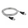 DeLOCK RJ45-kaabel Cat.6A U/FTP metallkestaga 3 m