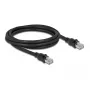 Võrgukaabel DeLOCK RJ45 Cat.6A F/UTP 2m Must