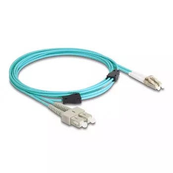 DeLOCK fiiberoptiline kaabel LC Duplex -> SC Duplex OM3 3 m