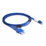DeLOCK fiiberoptiline kaabel LC Duplex SC Duplex ühemoodiline OS2 3 m