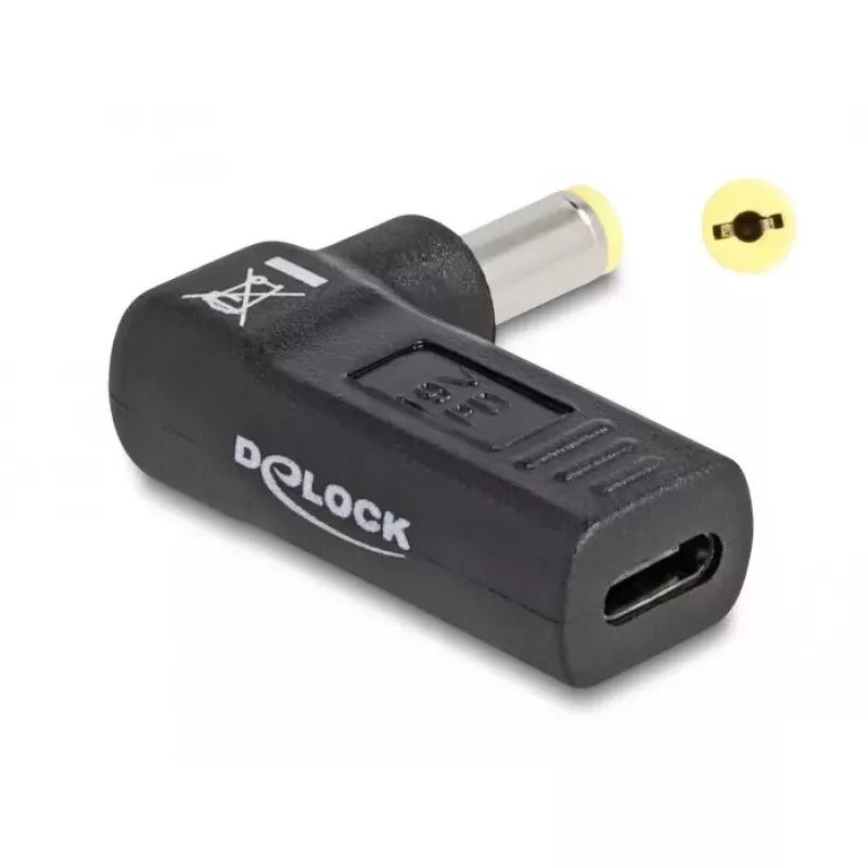 DeLOCK adapter USB USB-C emane Acer 5,5 x 1,7 mm isane 90° nurga all