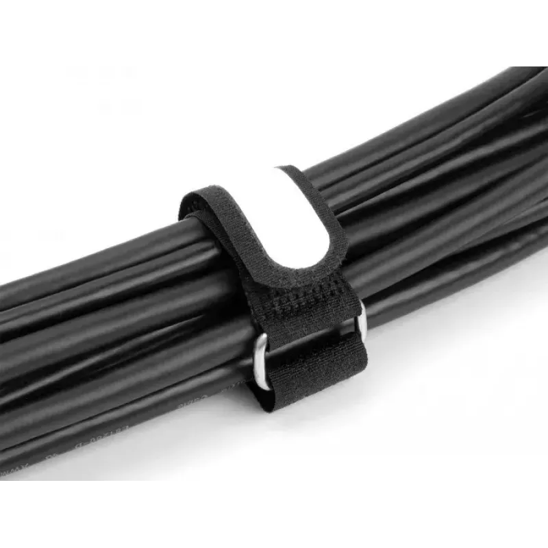 Takja-kinnitusega kaabliside DeLOCK 457x25mm must 5 tk