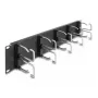 Kaabelduspaneel DeLOCK 19-tolline 66919 10 metallkonksuga must