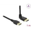 DELOCK DisplayPort kaabel 1 m, DisplayPort-ist DisplayPort-i, 5,7 mm läbimõõt, kuni 32 helikanalit