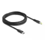 DeLOCK sülearvuti laadimiskaabel USB USB-C isane 5.5 x 2.5 mm isasele 1.5m 20V