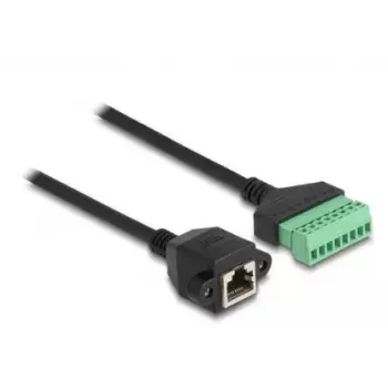 DeLOCK RJ45 kaabel Cat.6 emane klemmiploki adapter 30 cm