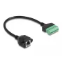 DeLOCK RJ45 kaabel Cat.6 emane klemmiploki adapter 30 cm