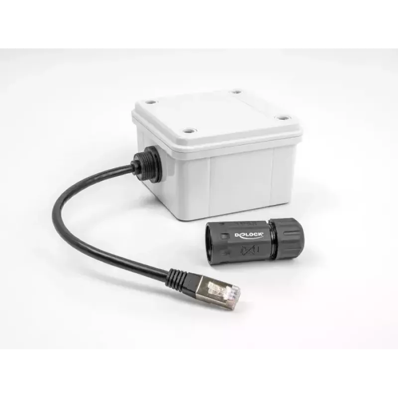 Võrgukaabel DeLOCK 88147 RJ45 to RJ45 Cat.6A 0.25m Must