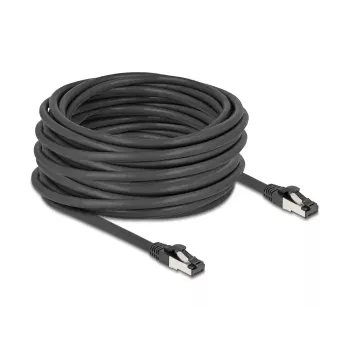 Võrgukaabel DeLOCK 80576 RJ-45 Cat8.1 15 m Must